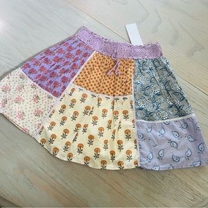 NWT Zara patchwork skirt